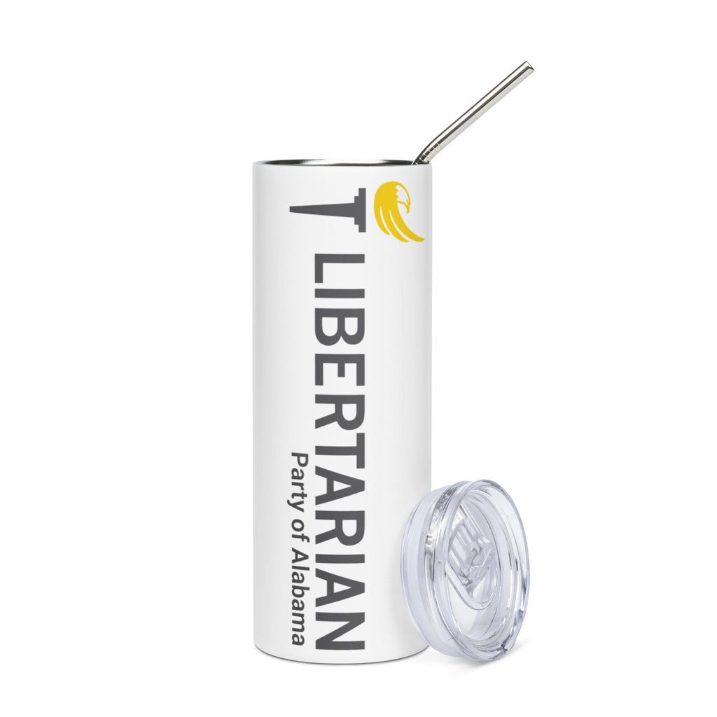 LP Alabama Stainless steel tumbler - Proud Libertarian - Libertarian Party of Alabama