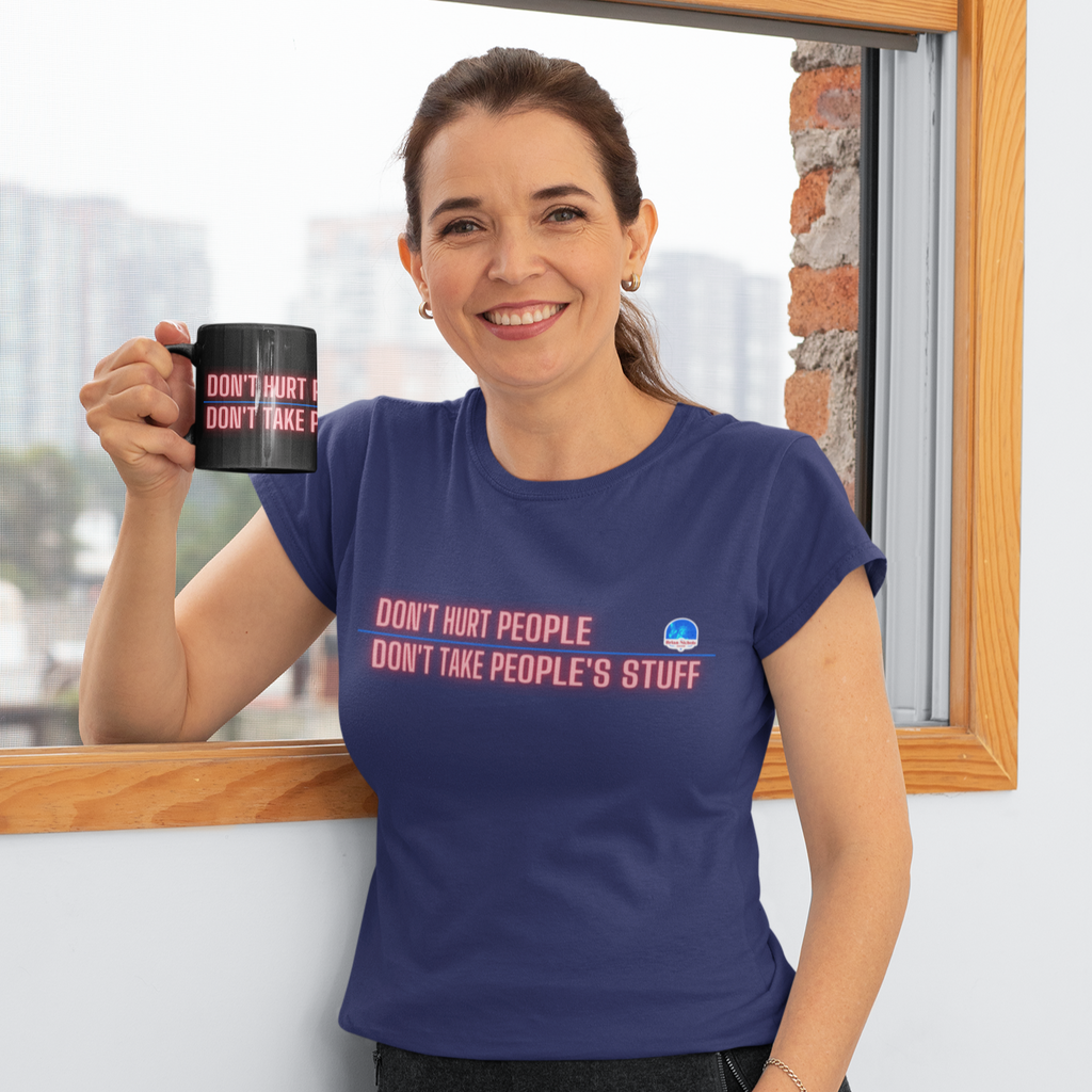 Don't Hurt People, Don't Take People's Stuff Short-Sleeve Unisex T-Shirt - Proud Libertarian - The Brian Nichols Show