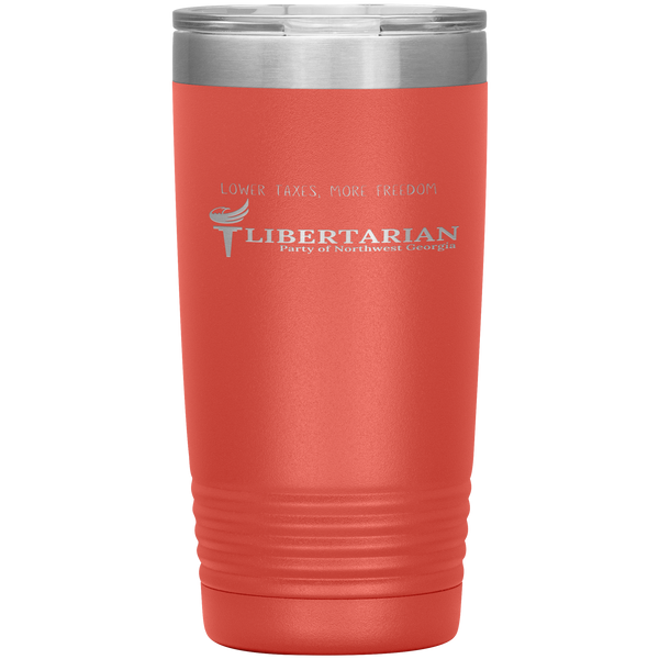 Libertarian Party of Northwest Georgia Tumbler 20oz - Proud Libertarian - Libertarian Party of Georgia