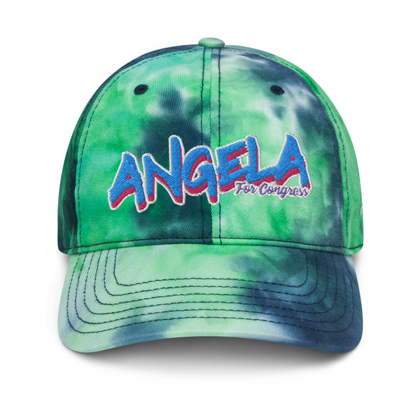 Angela for Congress Tie dye hat - Proud Libertarian - Angela Pence