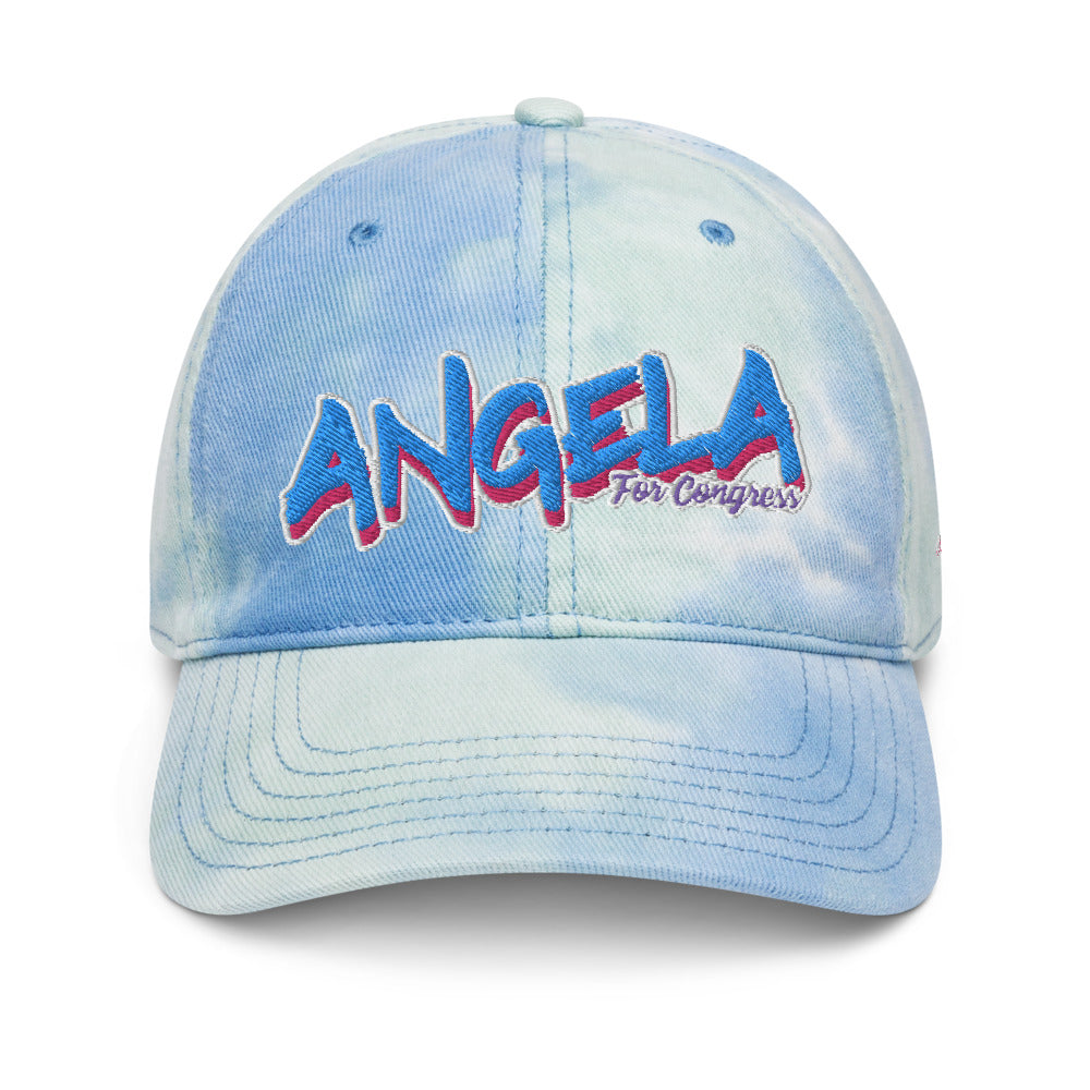 Angela for Congress Tie dye hat - Proud Libertarian - Angela Pence