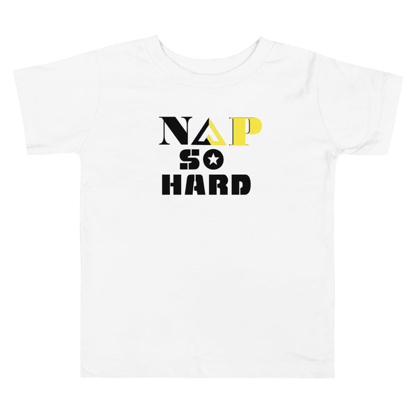 NAP SO HARD Toddler Short Sleeve Tee - Proud Libertarian - Rachael Revolution