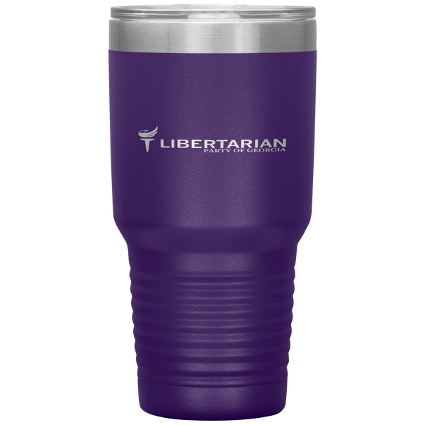 Libertarian Party of Georgia Tumbler 30oz - Proud Libertarian - Libertarian Party of Georgia