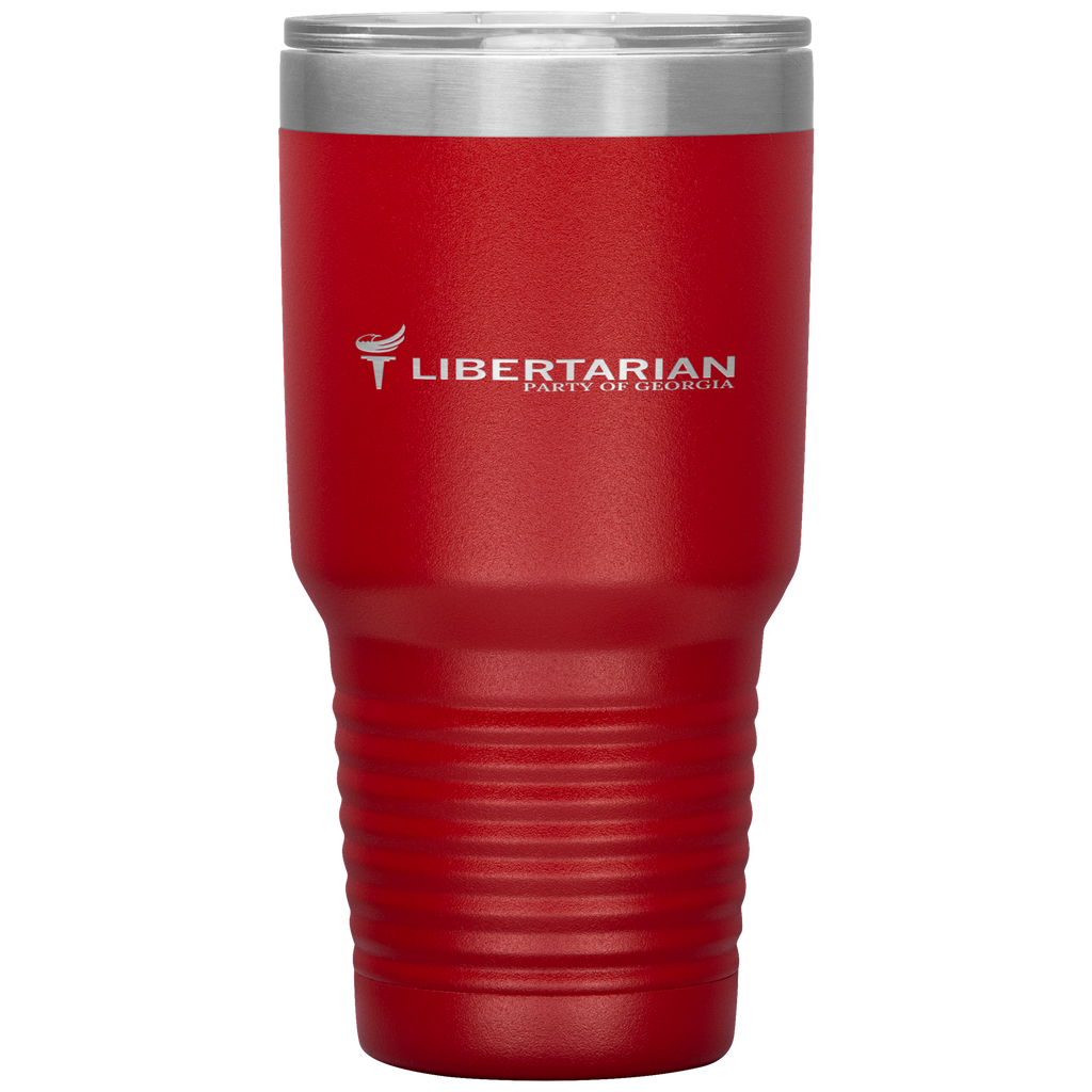 Libertarian Party of Georgia Tumbler 30oz - Proud Libertarian - Libertarian Party of Georgia