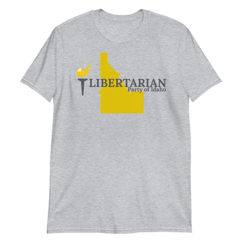 Libertarian Party of Idaho Short-Sleeve Unisex T-Shirt - Proud Libertarian - Libertarian Party of Idaho