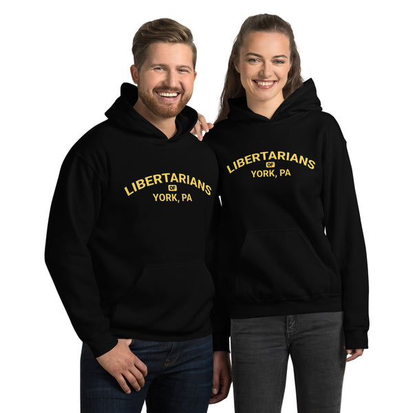 Libertarians of York PA Unisex Hoodie - Proud Libertarian - Libertarian Party of Pennsylvania - York