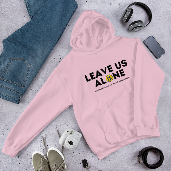 Leave Us Alone Alaska LP Unisex Hoodie - Proud Libertarian - Alaska Libertarian Party