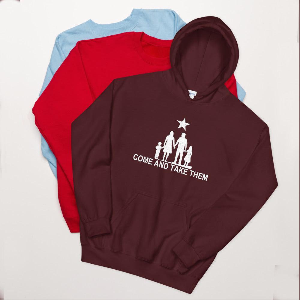 Come and Take Them Anti-War Unisex Hoodie - Proud Libertarian - AnarchoChristian