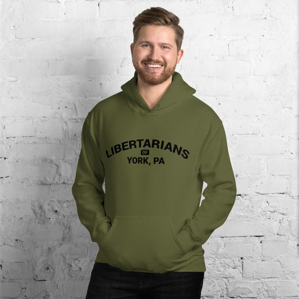 Libertarians of York PA Unisex Hoodie - Proud Libertarian - Libertarian Party of Pennsylvania - York