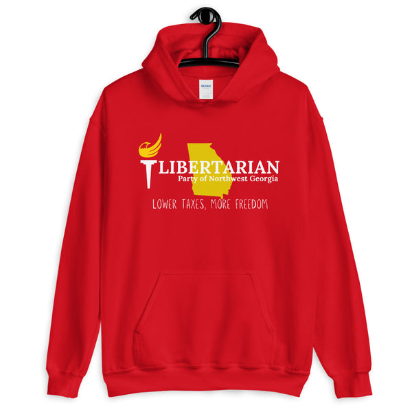 Libertarian Party of Northwest Georgia Unisex Hoodie - Proud Libertarian - Libertarian Party of Georgia