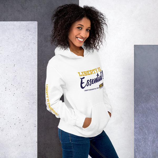 Liberty is Essential! Unisex Hoodie - Proud Libertarian - Liberty is Essential