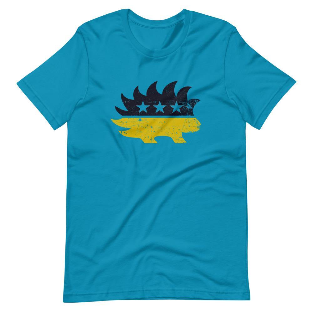 Ancap Porcupine Short-Sleeve Unisex T-Shirt - Proud Libertarian - Libertarian Frontier