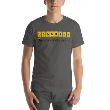 Libertarian - The Science of Liberty Short-Sleeve Unisex T-Shirt - Proud Libertarian - Pirate Smile