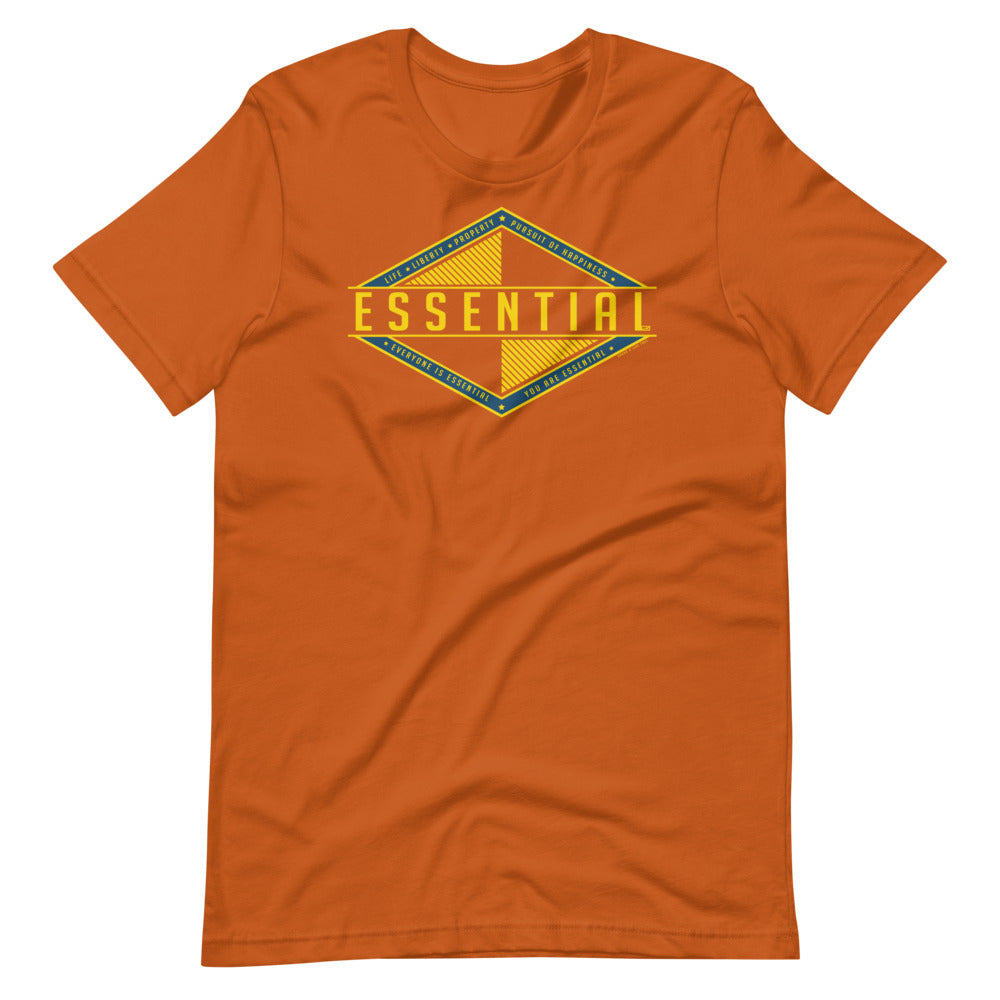 Liberty is Essential Short-Sleeve Unisex T-Shirt - Proud Libertarian - Pirate Smile