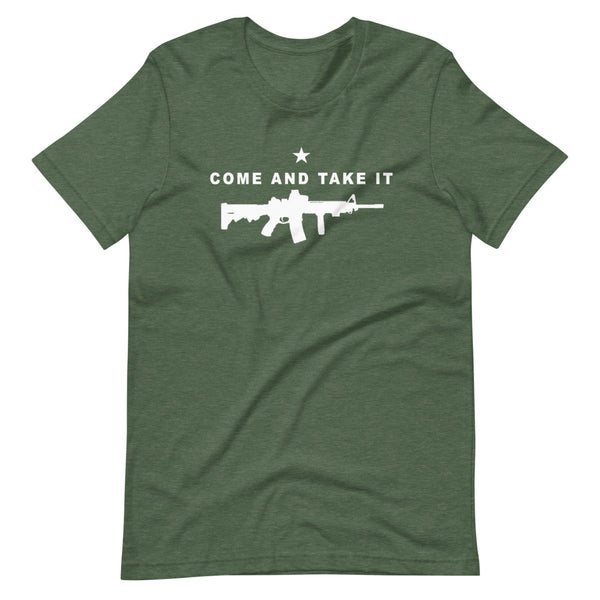 Come and Take it AR Short-Sleeve Unisex T-Shirt - Proud Libertarian - Libertarian Frontier