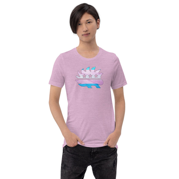 LGBTQ+ Porcupine Short-Sleeve Unisex T-Shirt - Proud Libertarian - Proud Libertarian