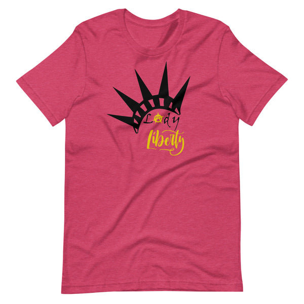 Lady Liberty Short-Sleeve Unisex T-Shirt - Proud Libertarian - Rachael Revolution