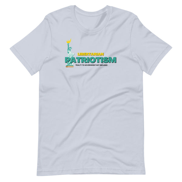 Libertarian Patriotism Alaska LP Short-Sleeve Unisex T-Shirt - Proud Libertarian - Alaska Libertarian Party