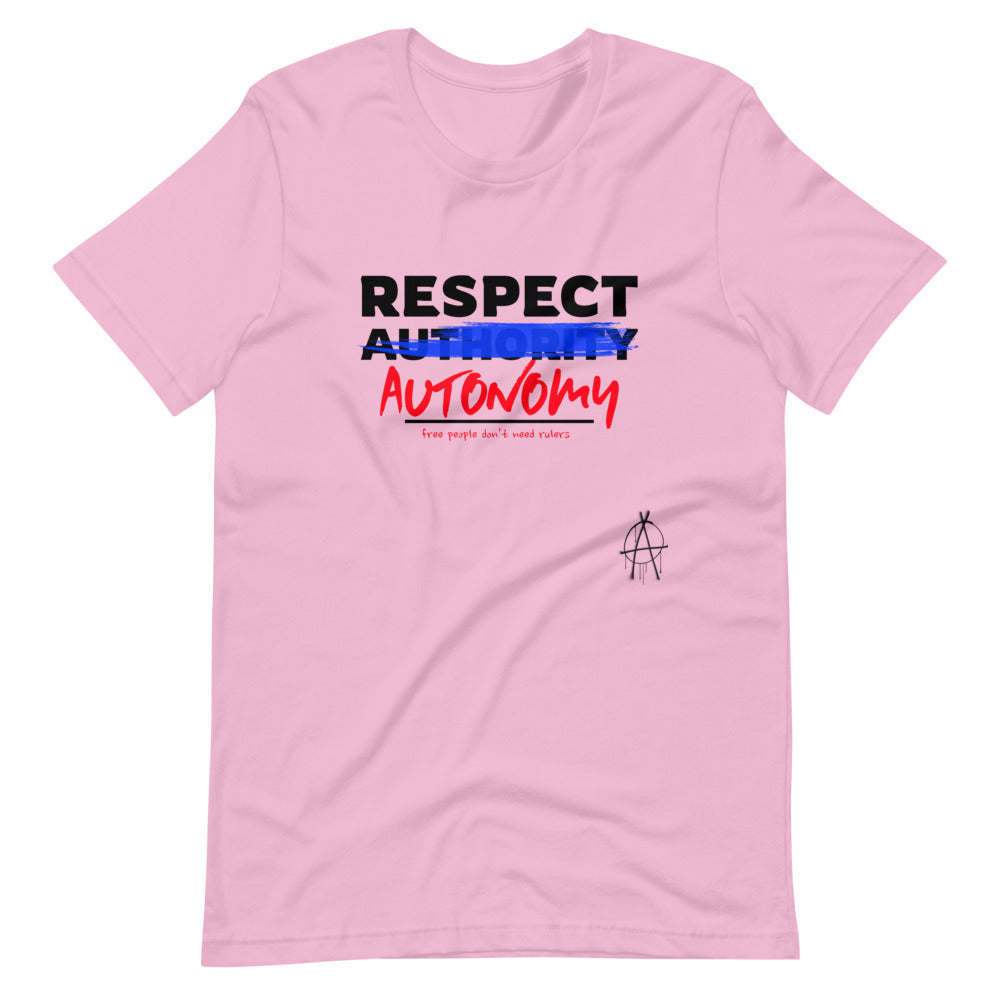 Respect Autonomy Short-Sleeve Unisex T-Shirt - Proud Libertarian - Proud Libertarian