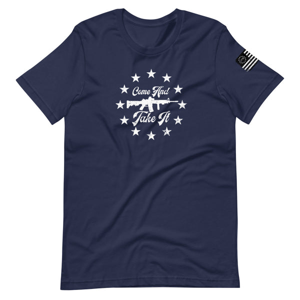 Come and Take it AR-15 Short-Sleeve Unisex T-Shirt - Proud Libertarian - Libertarian Frontier