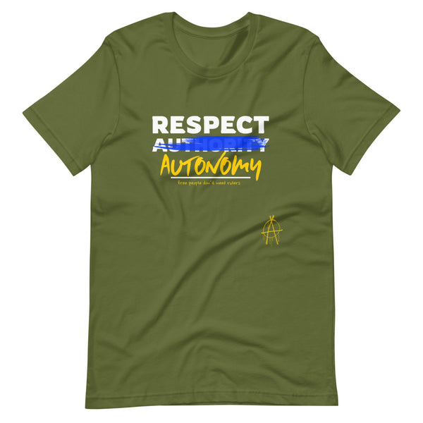 Respect Autonomy Short-Sleeve Unisex T-Shirt - Proud Libertarian - Proud Libertarian