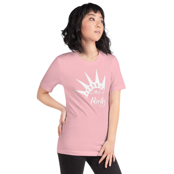 Lady Liberty Short-Sleeve Unisex T-Shirt - Proud Libertarian - Rachael Revolution