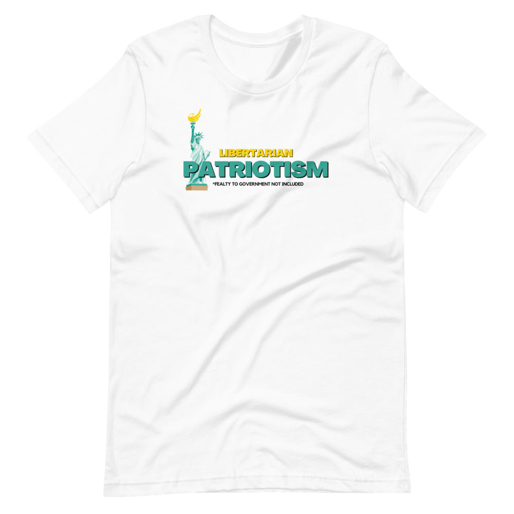 Libertarian Patriotism Alaska LP Short-Sleeve Unisex T-Shirt - Proud Libertarian - Alaska Libertarian Party