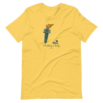 Building Liberty Short-Sleeve Unisex T-Shirt - Proud Libertarian - Libertarian Party of Georgia