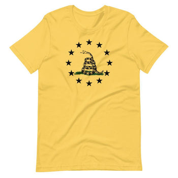 1776 Gadsden Short-Sleeve Unisex T-Shirt - Proud Libertarian - Libertarian Frontier