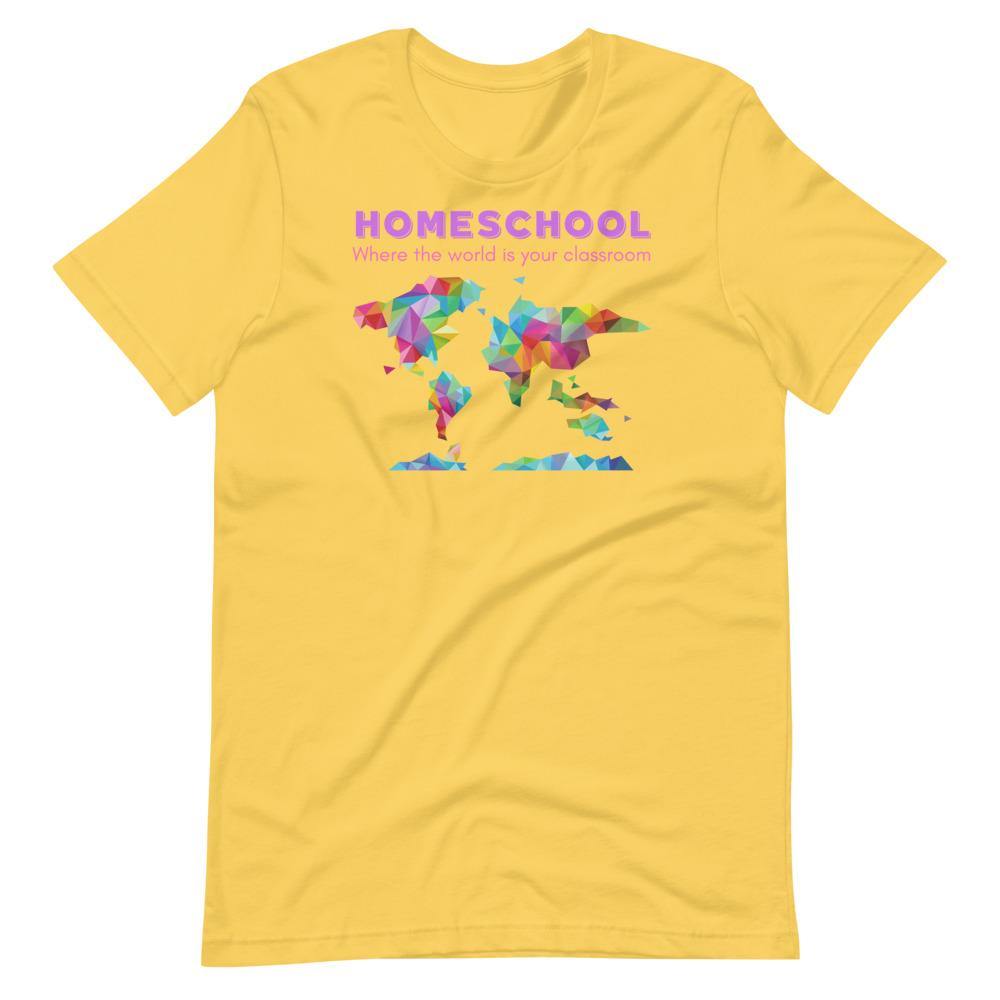 The World is Your Classroom Short-Sleeve Unisex T-Shirt - Proud Libertarian - Proud Libertarian