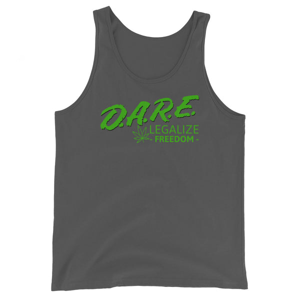 D.A.R.E to Legalize Freedom Unisex Tank Top - Proud Libertarian - Proud Libertarian