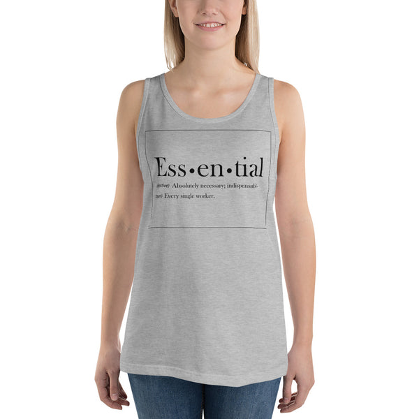 Essential (Ess-en-tial) Definition Unisex Tank Top - Proud Libertarian - Expressman