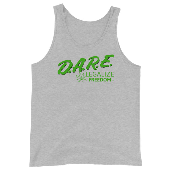 D.A.R.E to Legalize Freedom Unisex Tank Top - Proud Libertarian - Proud Libertarian