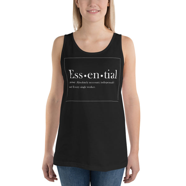 Essential (Ess-en-tial) Definition Unisex Tank Top - Proud Libertarian - Expressman