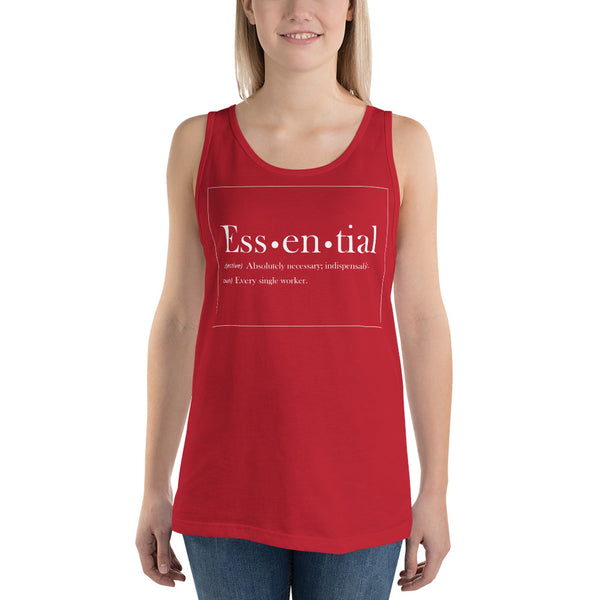 Essential (Ess-en-tial) Definition Unisex Tank Top - Proud Libertarian - Expressman