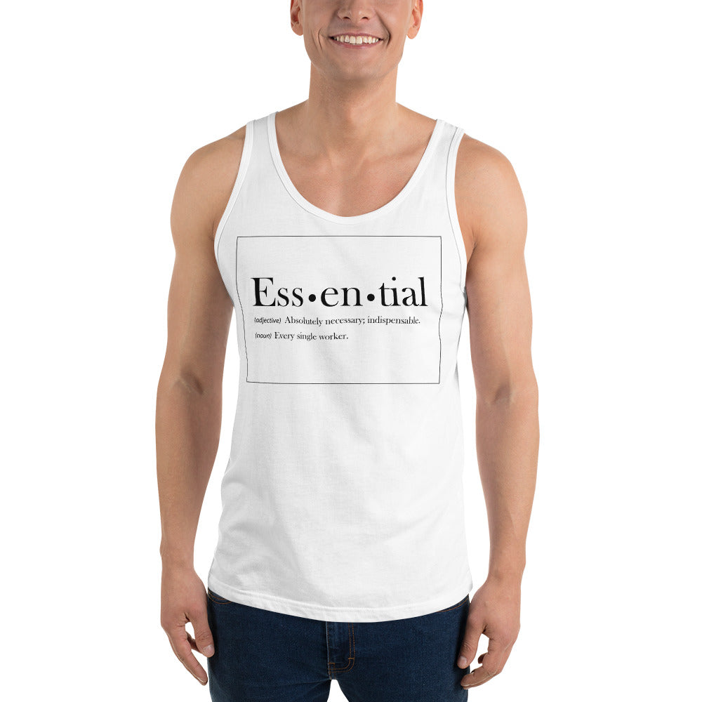 Essential (Ess-en-tial) Definition Unisex Tank Top - Proud Libertarian - Expressman