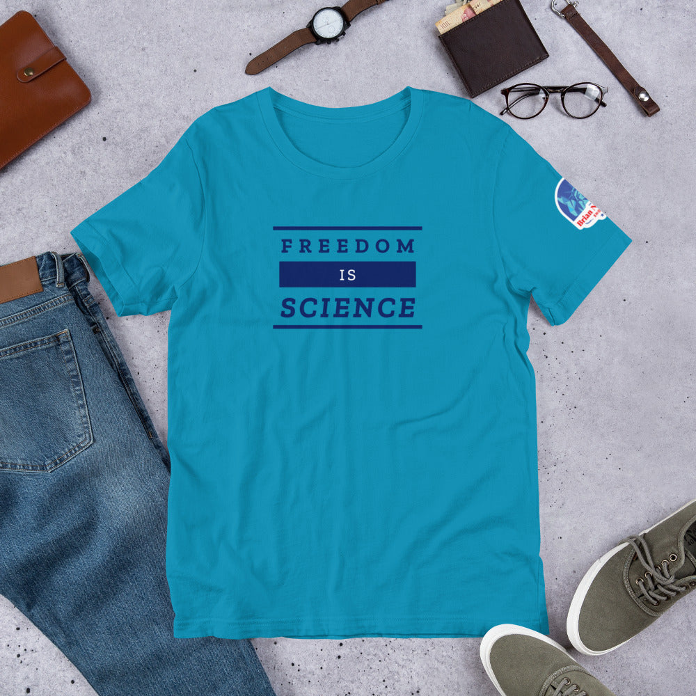 Freedom is Science Short-Sleeve Unisex T-Shirt - Proud Libertarian - The Brian Nichols Show