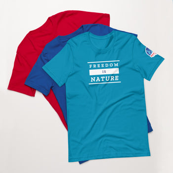 Freedom is Nature Short-Sleeve Unisex T-Shirt - Proud Libertarian - The Brian Nichols Show