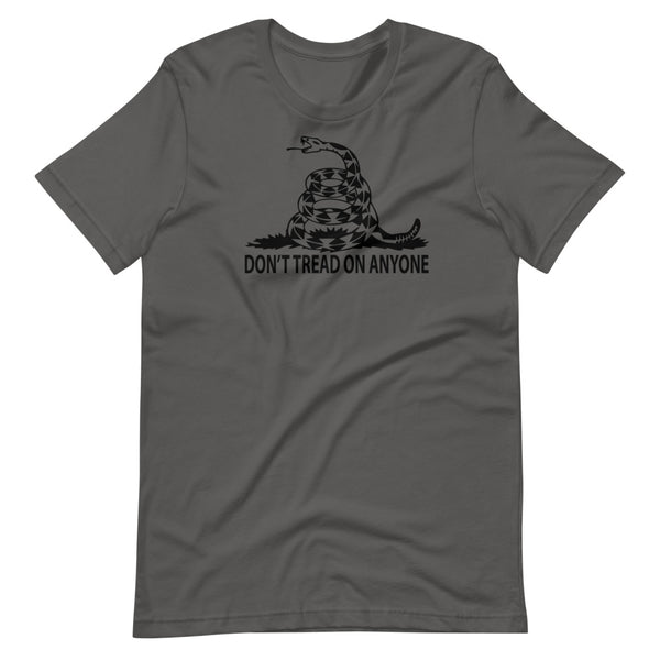 Don't Tread on Anyone Short-sleeve unisex t-shirt - Proud Libertarian - Proud Libertarian