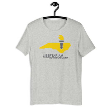 LPNC Unisex t-shirt - Proud Libertarian - Libertarian Party of North Carolina