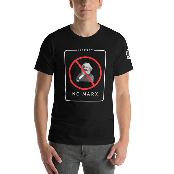 Liberty - No Marx Unisex t-shirt - Proud Libertarian - The Brian Nichols Show