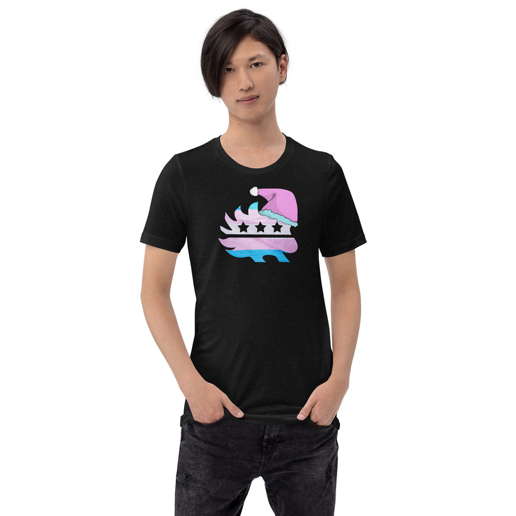 Merry Christmas Trans Porcupine - LGBTQ Liberty Unisex t-shirt - Proud Libertarian - Proud Libertarian