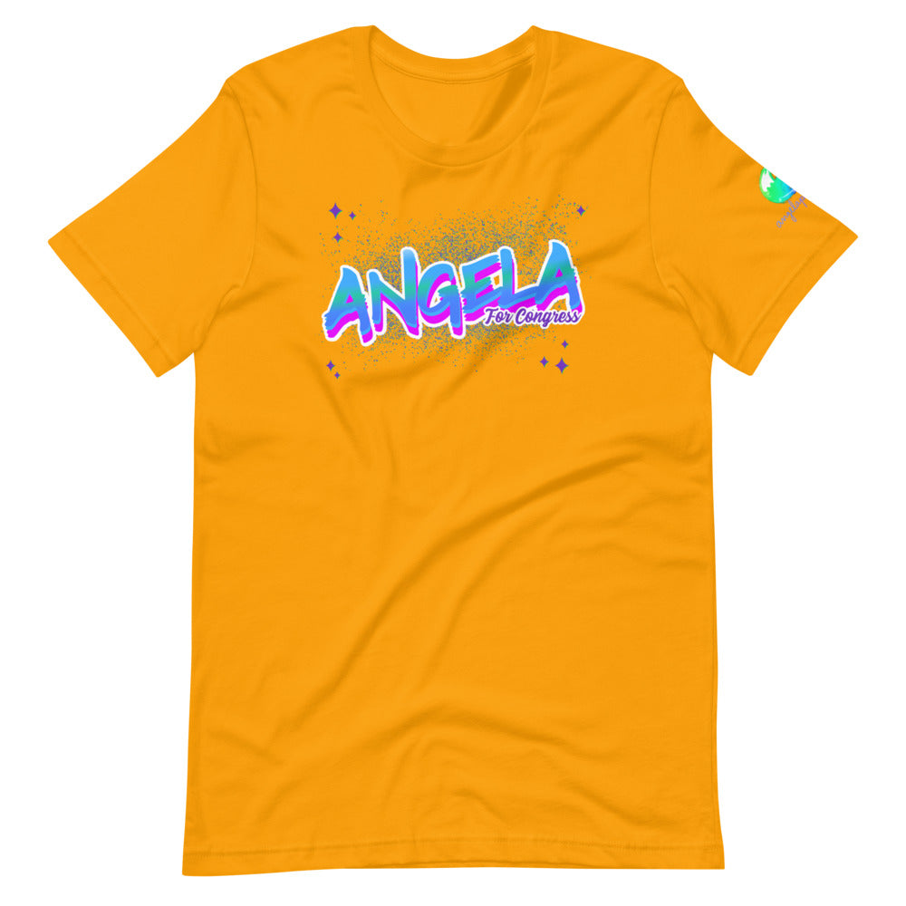 Angela for Congress Short-Sleeve Unisex T-Shirt - Proud Libertarian - Proud Libertarian