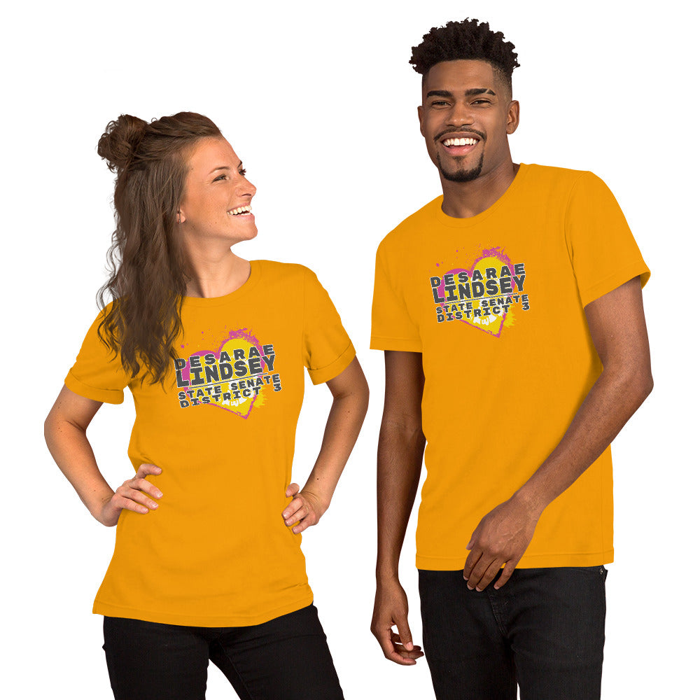 Desarae Lindsey for Texas Short-Sleeve Unisex T-Shirt - Proud Libertarian - Desarae Lindsey for Texas