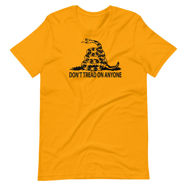 Don't Tread on Anyone Short-sleeve unisex t-shirt - Proud Libertarian - Proud Libertarian