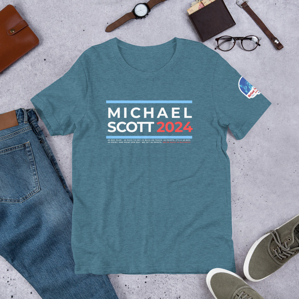 Michael Scott 2024 Unisex t-shirt - Proud Libertarian - The Brian Nichols Show