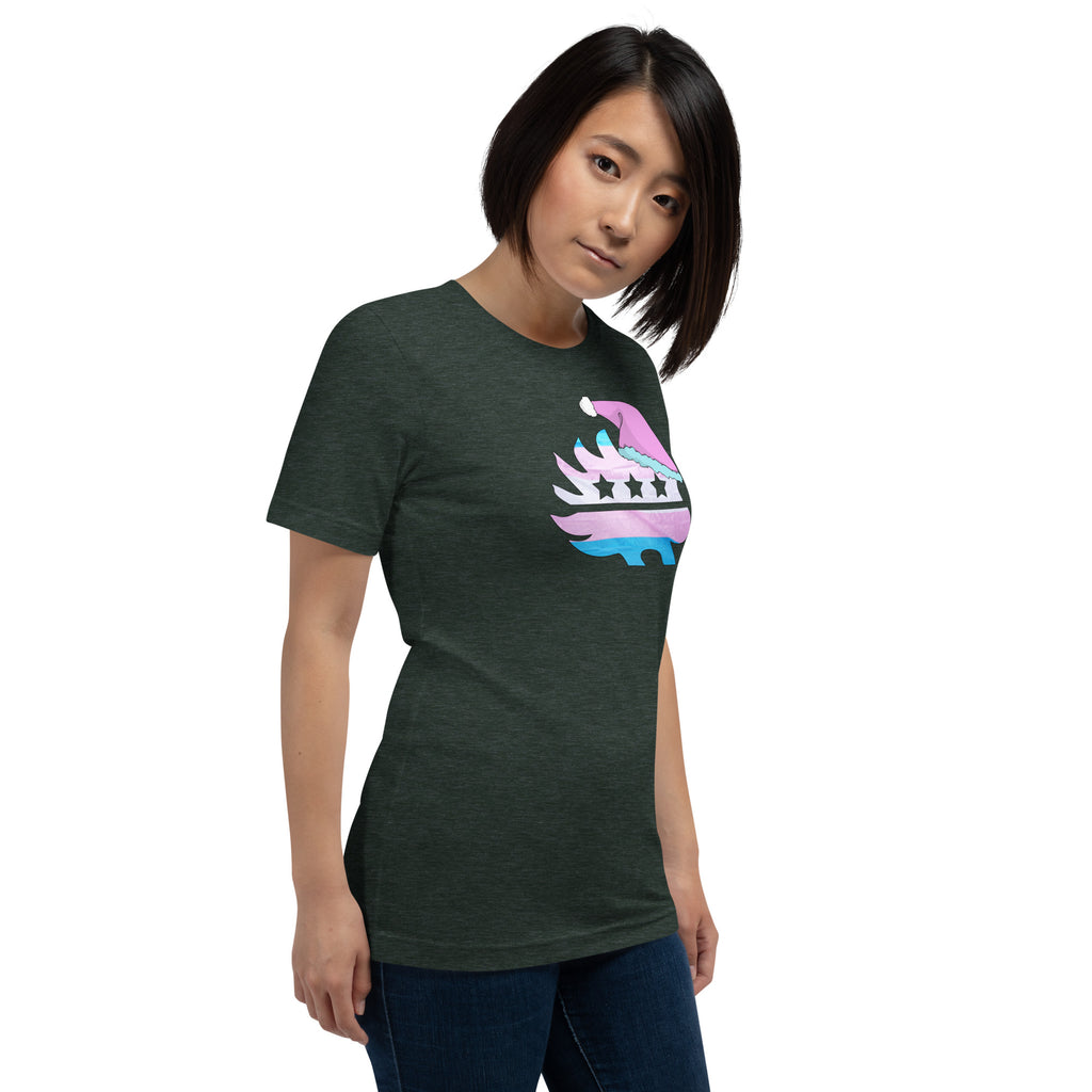 Merry Christmas Trans Porcupine - LGBTQ Liberty Unisex t-shirt - Proud Libertarian - Proud Libertarian