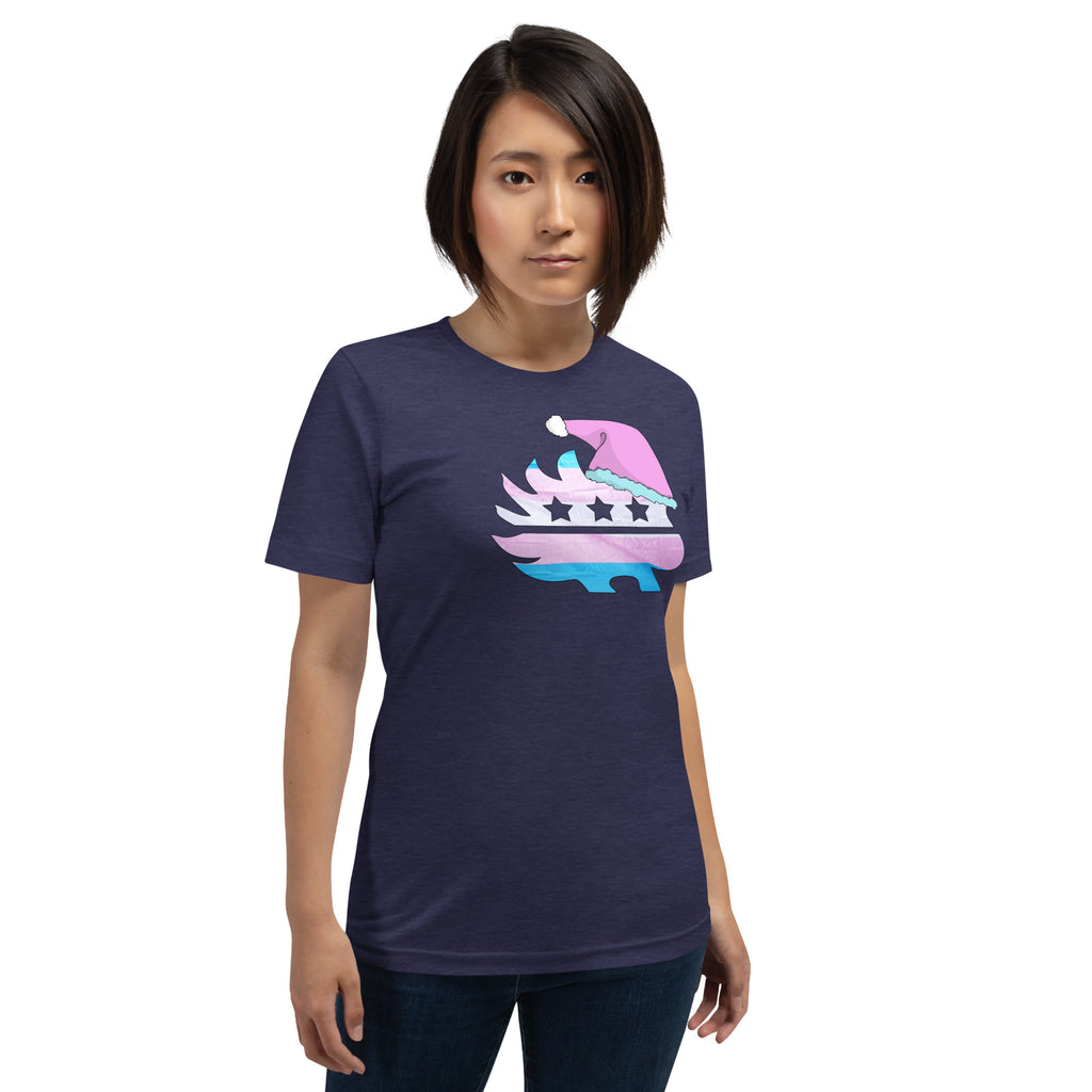 Merry Christmas Trans Porcupine - LGBTQ Liberty Unisex t-shirt - Proud Libertarian - Proud Libertarian