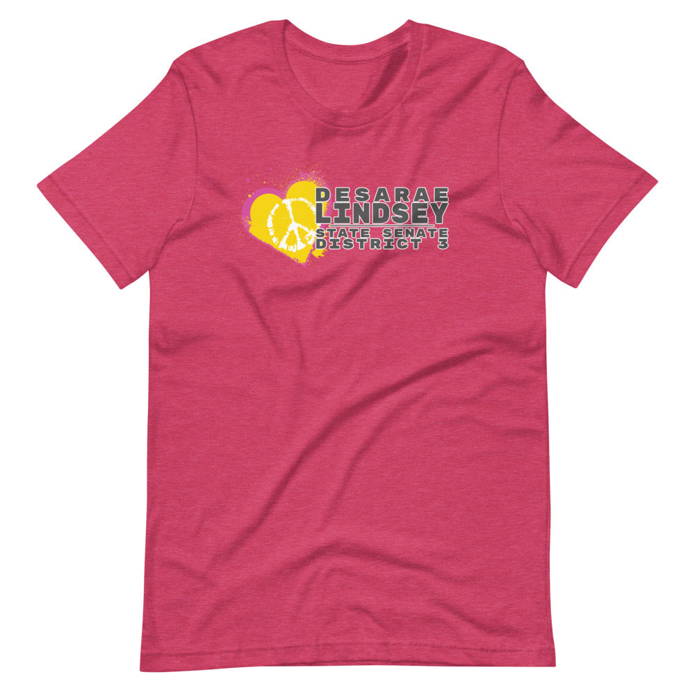 Desarae Lindsey for Texas Short-Sleeve Unisex T-Shirt - Proud Libertarian - Desarae Lindsey for Texas