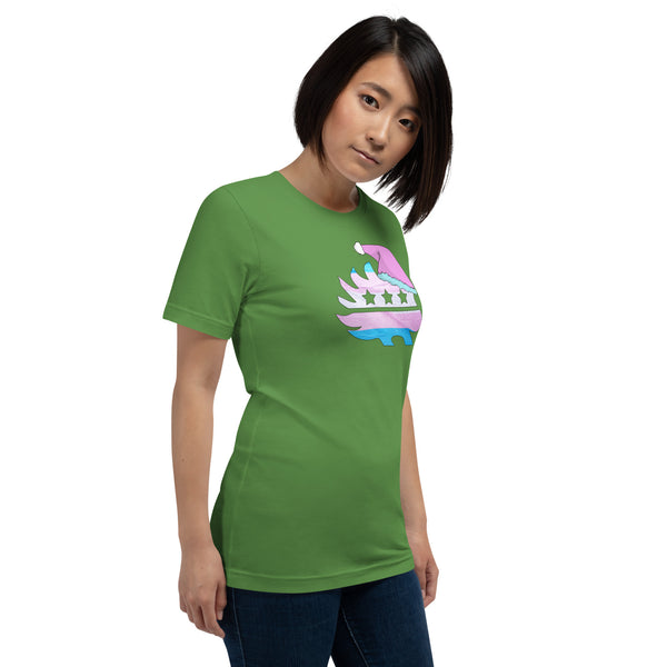 Merry Christmas Trans Porcupine - LGBTQ Liberty Unisex t-shirt - Proud Libertarian - Proud Libertarian